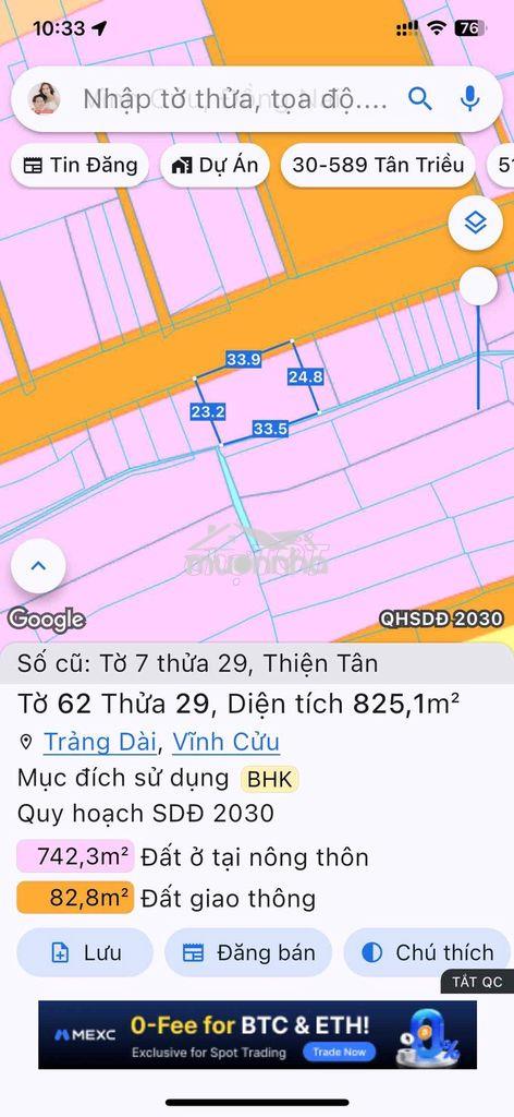 7 tỷ xxx tl —bắc ghé tây ✨mặt tiền kdbb đường dt.768 📍thiện tân (p.trả
