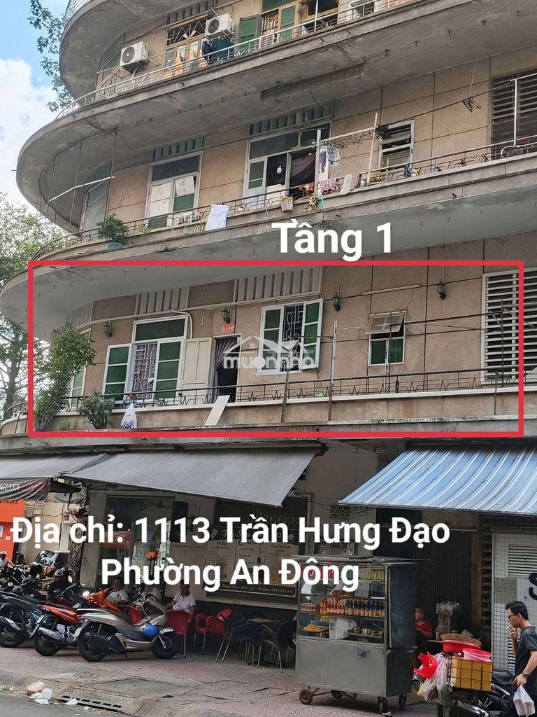 Chính chủ cho thuê chung cư mặt tiền đường trần hưng đạo q5 cũ