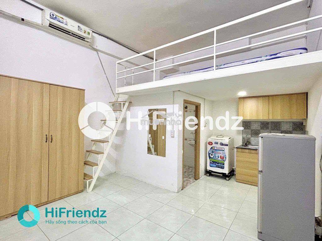 Cho thuê chdv full nội thất (máy giặt riêng) gác cao - ngay đầm sen - 2