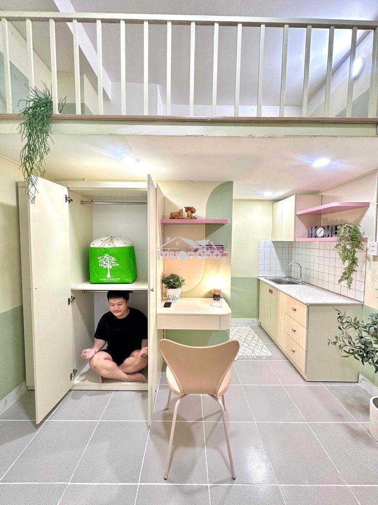 Cho thuê phòng trọ có gác huỳnh tấn phát nhà mới màu hiện đại - 4