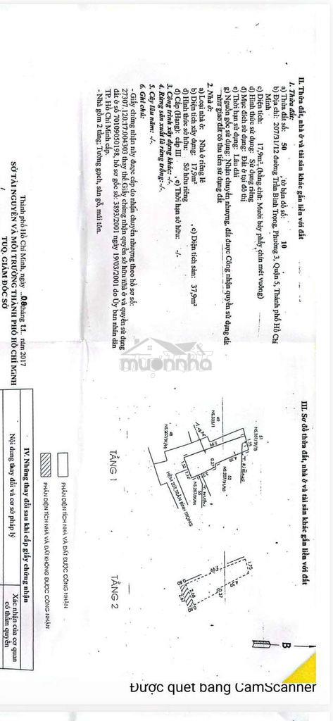 Bán nhà 207/31/12 trần bình trọng 1 lầu - 2