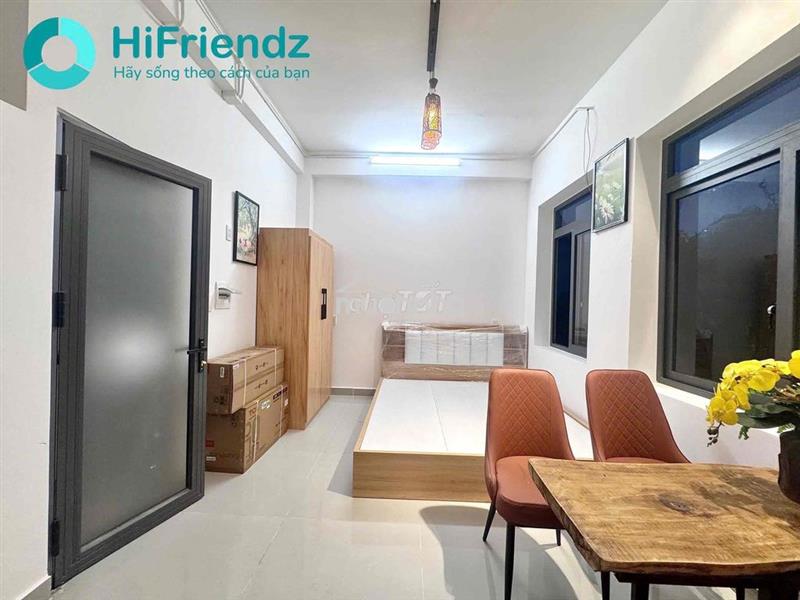 Studio mới xây full nội thất - máy giặt riêng thuận tiện đi ga metro
