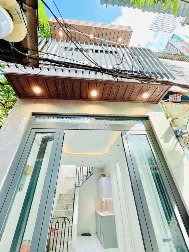 Bán nhà mới đẹp 12,2m2 sổ riêng hoàn công đủ đưong nguyễn duy p9