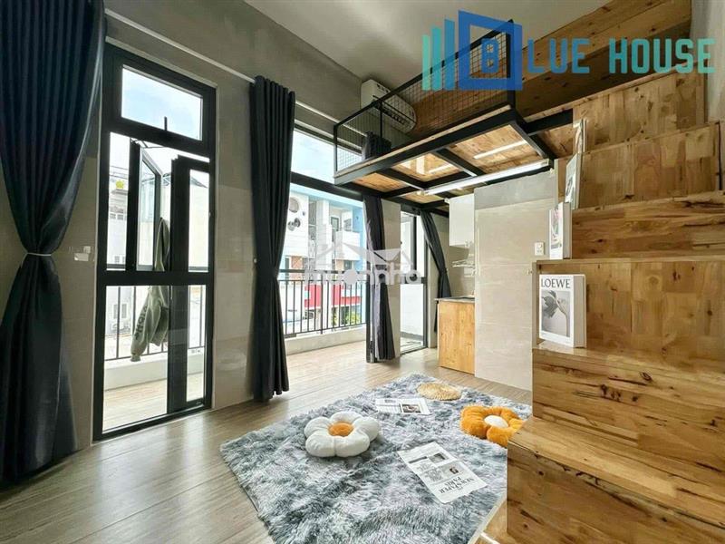 Cho thuê căn hộ duplex ban công ngay chợ tân hương, đại học văn hiến