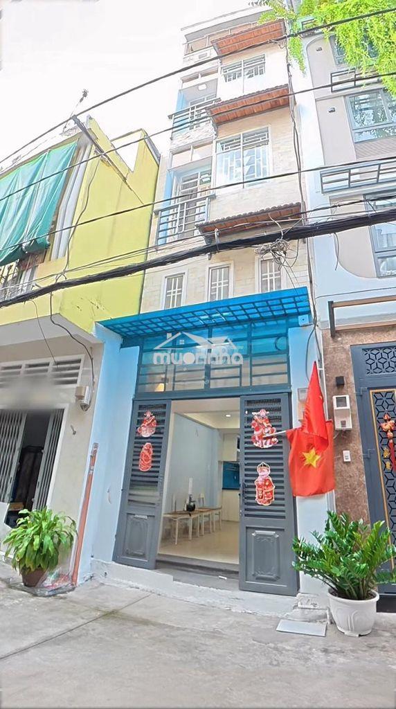 Nguyễn đình chiểu p4 q3 – 5 tầng – nở hậu – hẻm thông cmt8 – chỉ 6 tỷ7