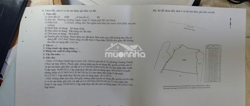 Bán đất tại 268 nguyễn xiển, 16 triệu / m2, 2800 m2, chính chủ giá tốt