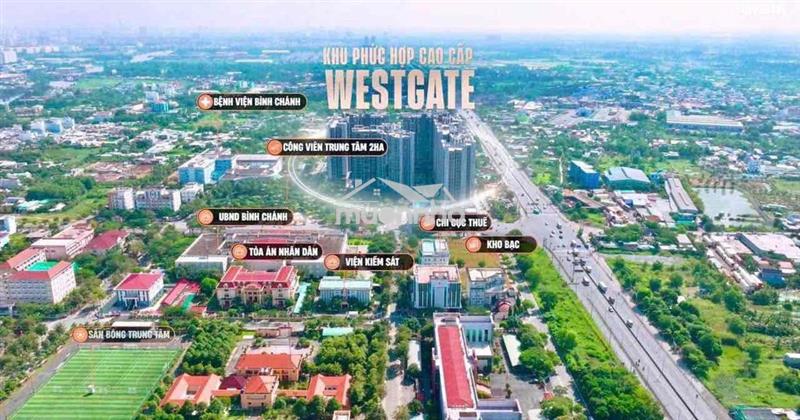 Cho thuê căn hộ westgate 2pn 2wc full nội thất cực đẹp, view hồ bơi, ở