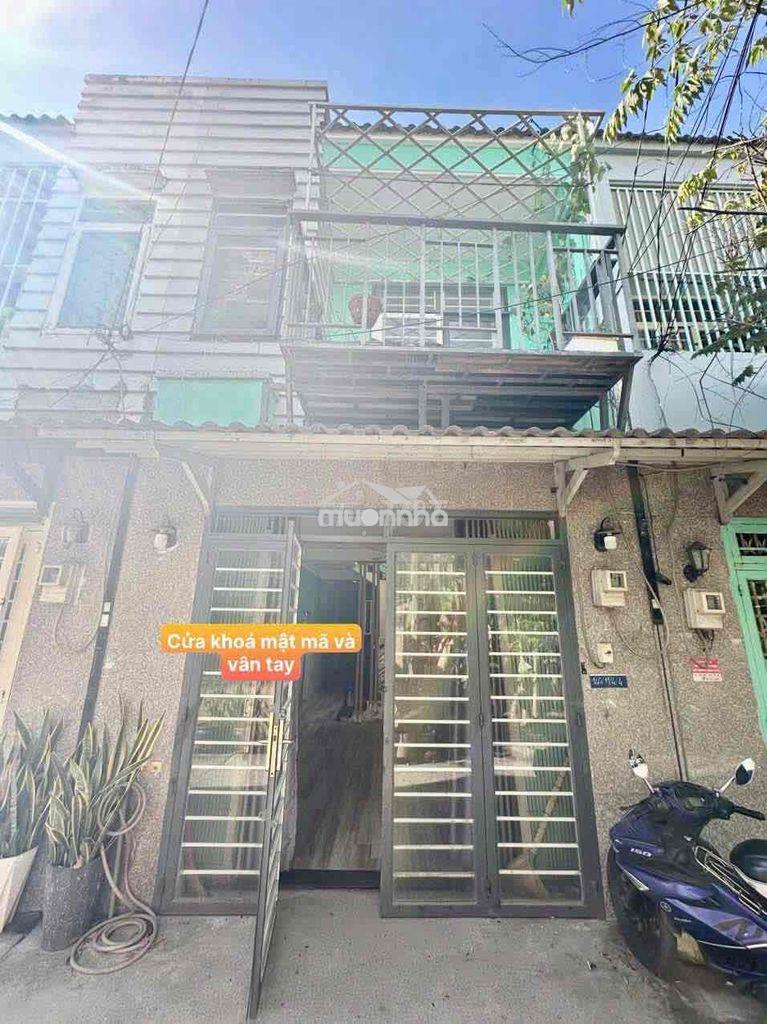 Cho thuê nhà dt 100m2 1trệt 1lầu 2pn 2wc hẻm xe tải 140 vườn lài - 2