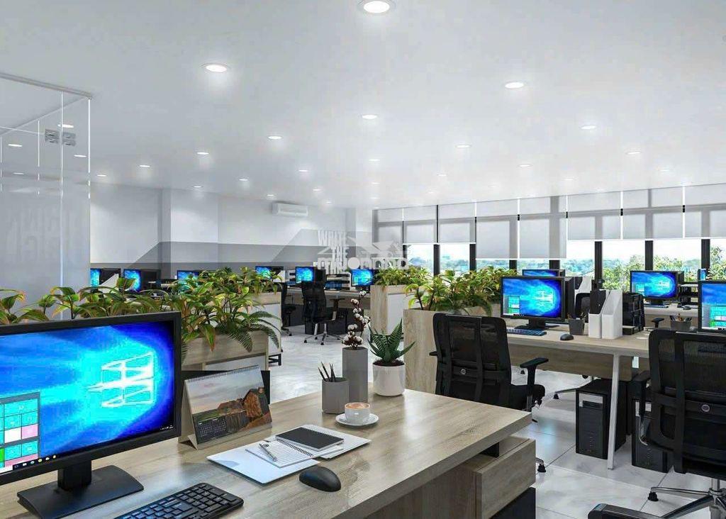 Cho thuê tòa nhà mặt tiền đường lớn 1 hầm 5 lầu khu him lam, quận 7 - 2
