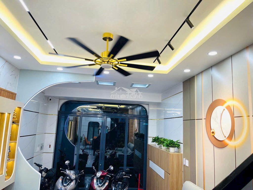 Cho thuê nhà mới full nt 17 triệu ,4m x 14m, 4 lầu, hẻm 5m lê đình cẩn - 3