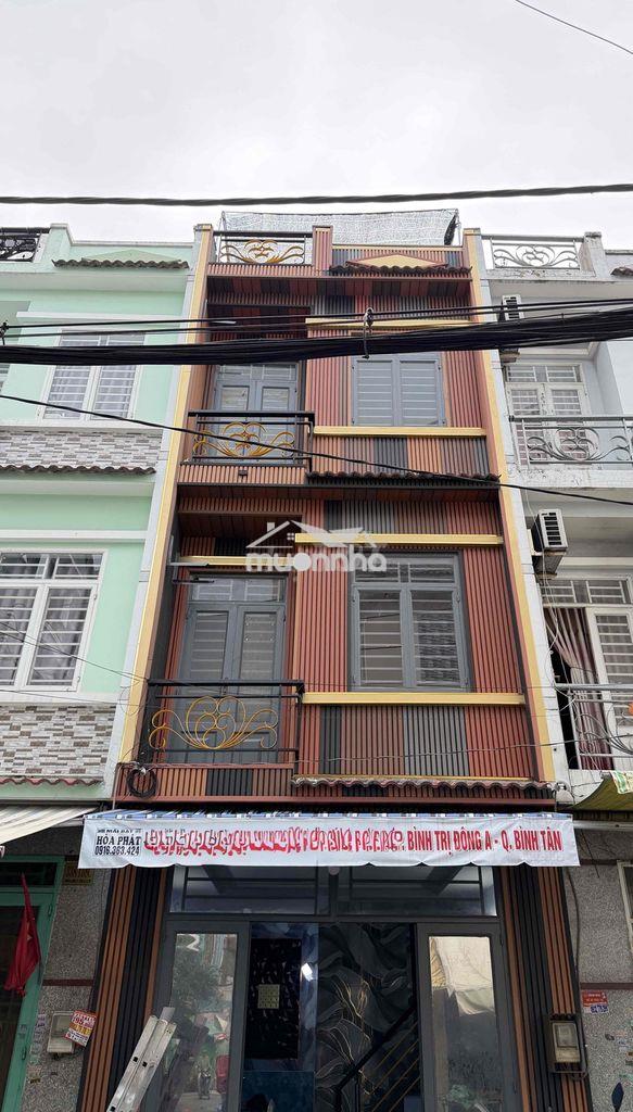 Nhà mới 100% 4x7m 2lầu st  (2pn 3wc) hẻm 6m thông. 1/ hương lộ 2