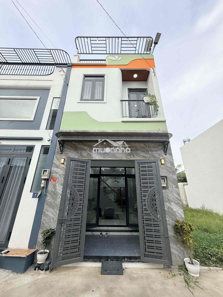 Nhà hẻm ô tô thạnh xuân q12, 3 ngủ, xây mới 4.3 tỷ tl