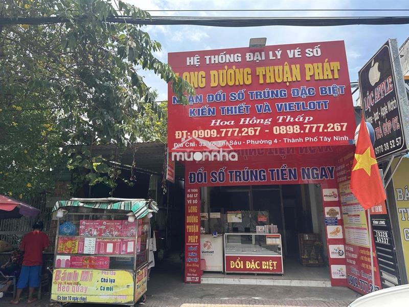 Cho thuê đất 300m2 mặt tiền võ thị sáu, tây ninh-cho phép xây dựng mới