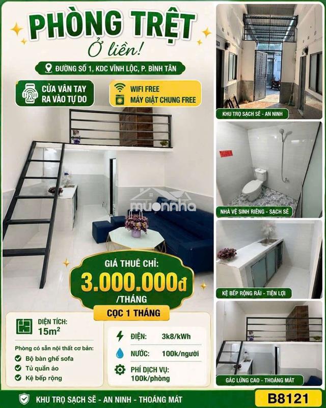 Căn giá rẻ gần ngã 4 gò mây 2,5tr/tháng
