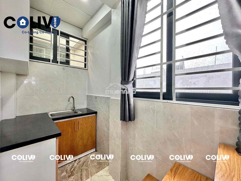 Cho thuê duplex siêu rộng gần chợ hạnh thông tây full nội thất thoáng - 3