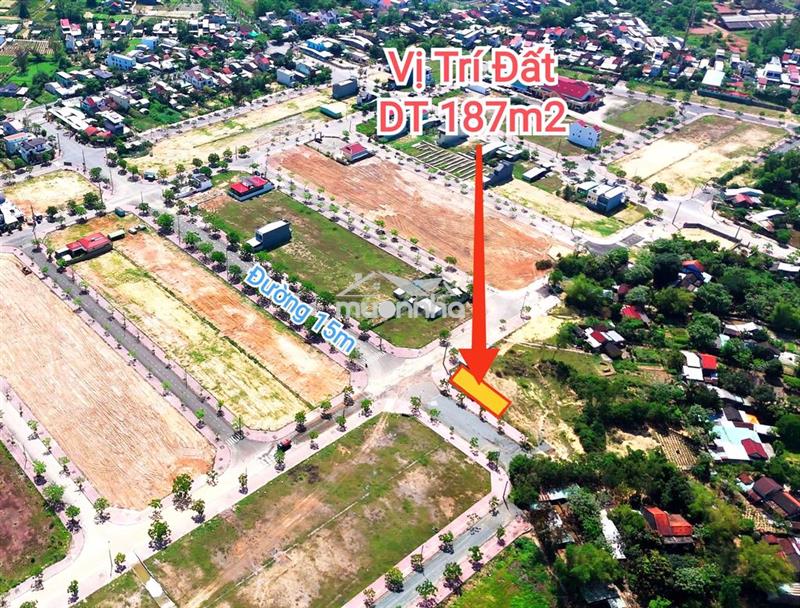 Chính chủ cần bán lô đất hội an góc đường 15m dt 187m2 giá 17tr/m2