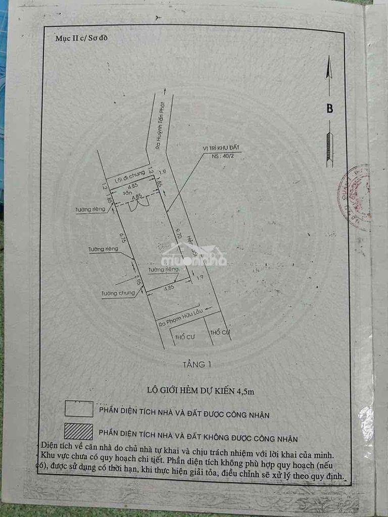 Nhà hẽm 1592 huỳnh tấn - 2