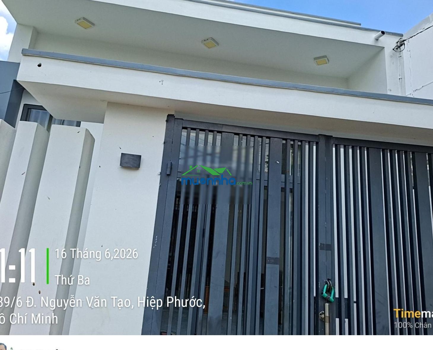 Bán nhà 1 tầng hẻm xe hơi 10m nguyễn văn tạo, nhà bè