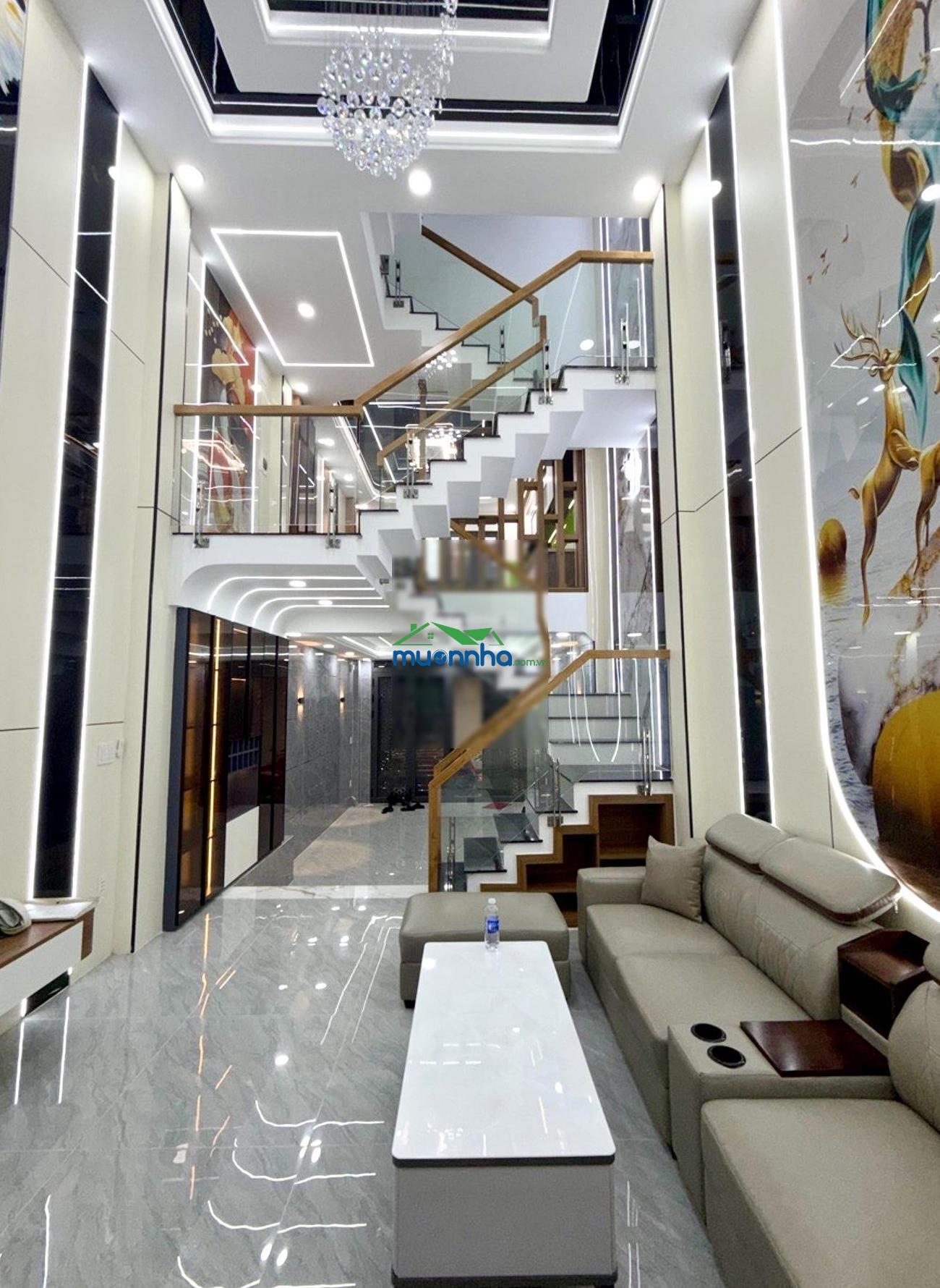 Nhà mới bình tân 4 tấm - cách aeon 100m - full nội thất - hẻm xe hơi