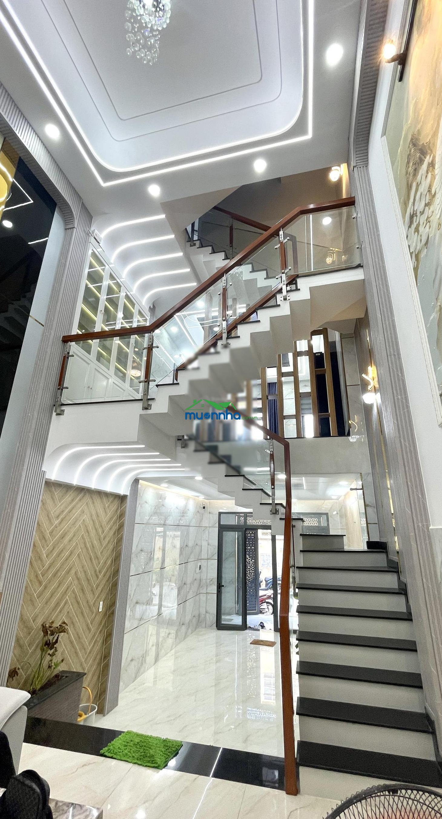 Nhà mới 5 tầng - hẻm 8m - full nội thất - hương lộ 2 - tây lân - 3