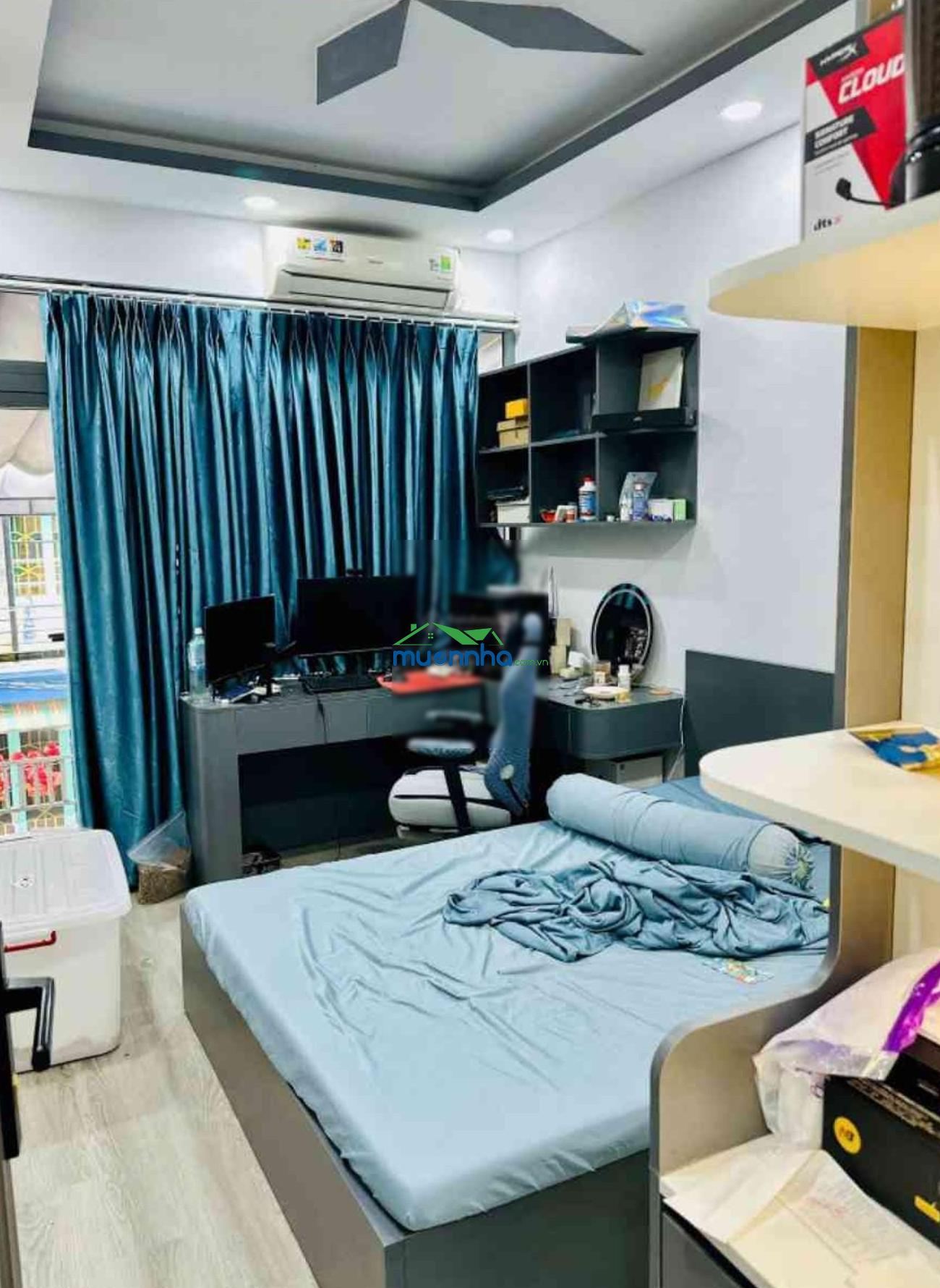 Bán nhà quận 7, lý phục man, 78m², 5 tỷ 7, hẻm xe hơi, gần khu dân cư nam long - 2