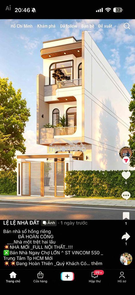Nhà mới long hậu giáp nhà bè quận 7