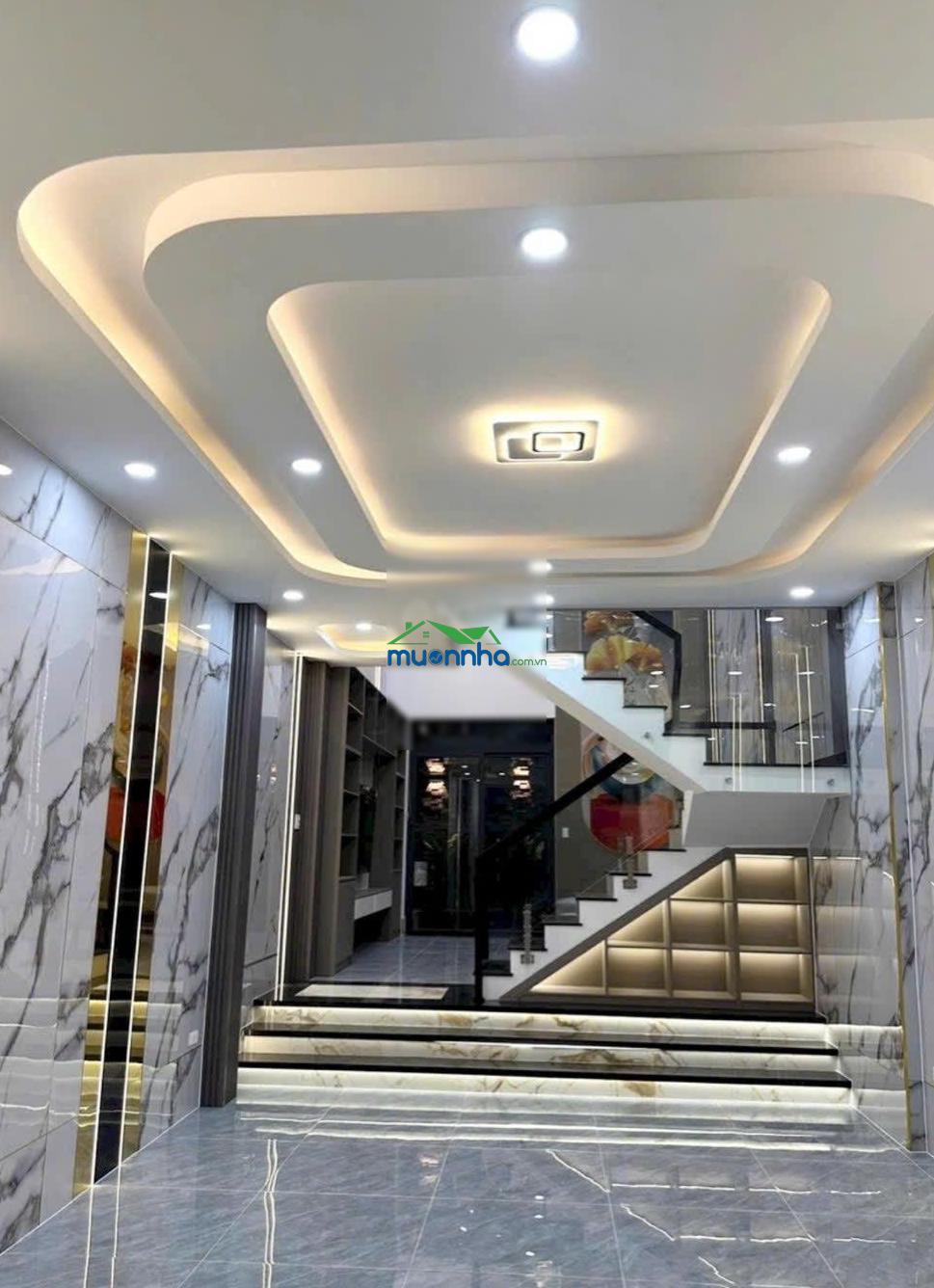 Nhà 5 tầng thạnh lộc 31, q.12 63m hẻm ô tô tặng full nội thất chỉ 6,5tỷ diện tích 63m