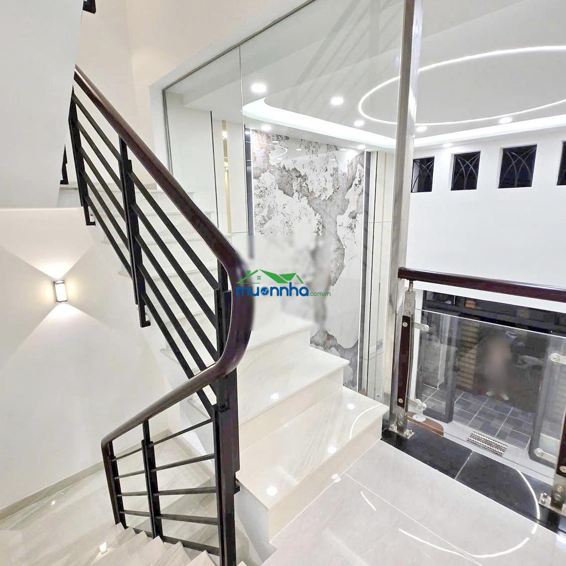 Nhà đẹp 5 tầng gần hẻm xe hơi đường âu dương lân - dương bá trạc quận 8 - 2
