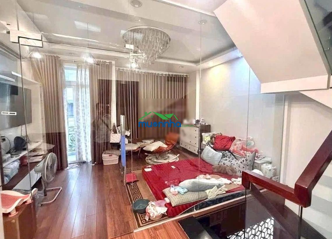 Cần bán gấp nhà 4 tầng đẹp, 52m², 4pn, đường xe hơi thông 10m, 6.6 tỷ tl chính chủ - 4