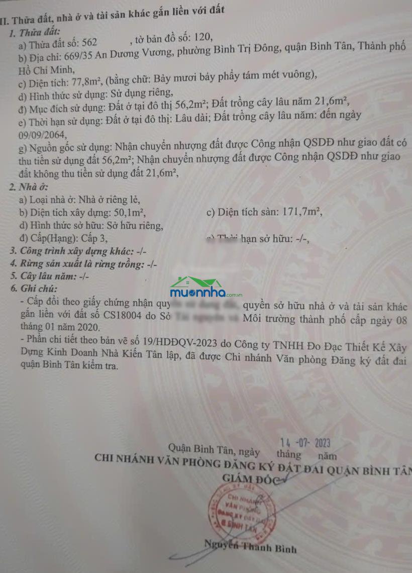 Bán nhà 1 trệt 4 lầu, 417m, 5pn, giá 7,4 tỷ còn thương lượng