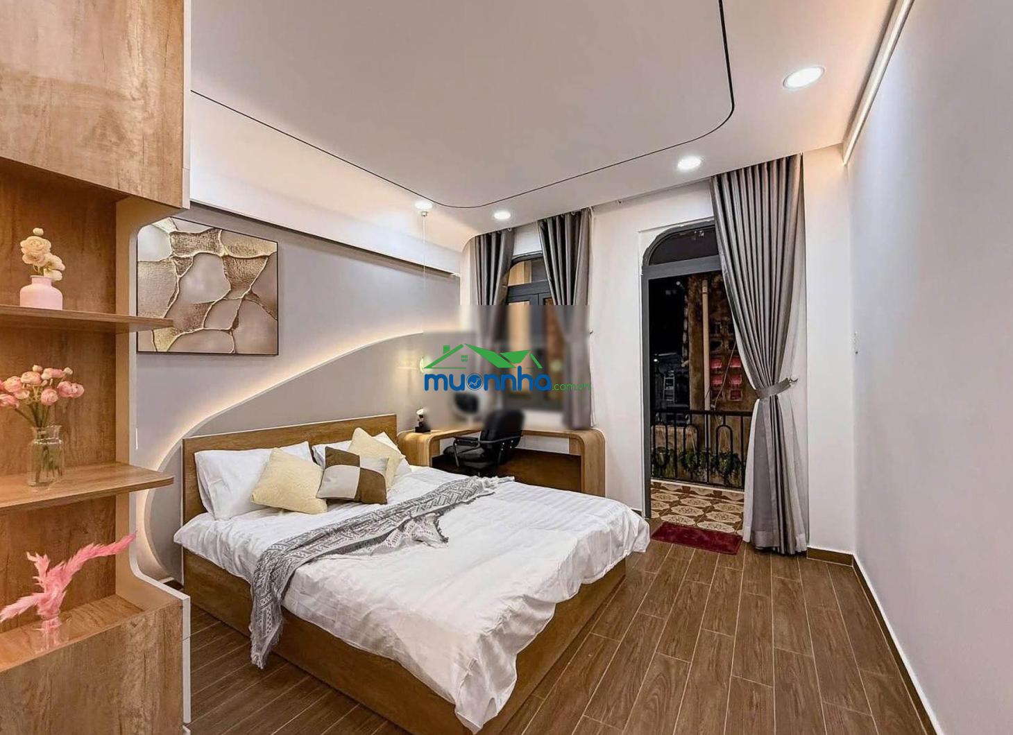 Chỉ 6.05 tỷ nhà đẹp nguyễn cửu vân 60m2 đất-2 tầng 4pn full nội thất có pn dưới trệt sát mặt tiền - 4