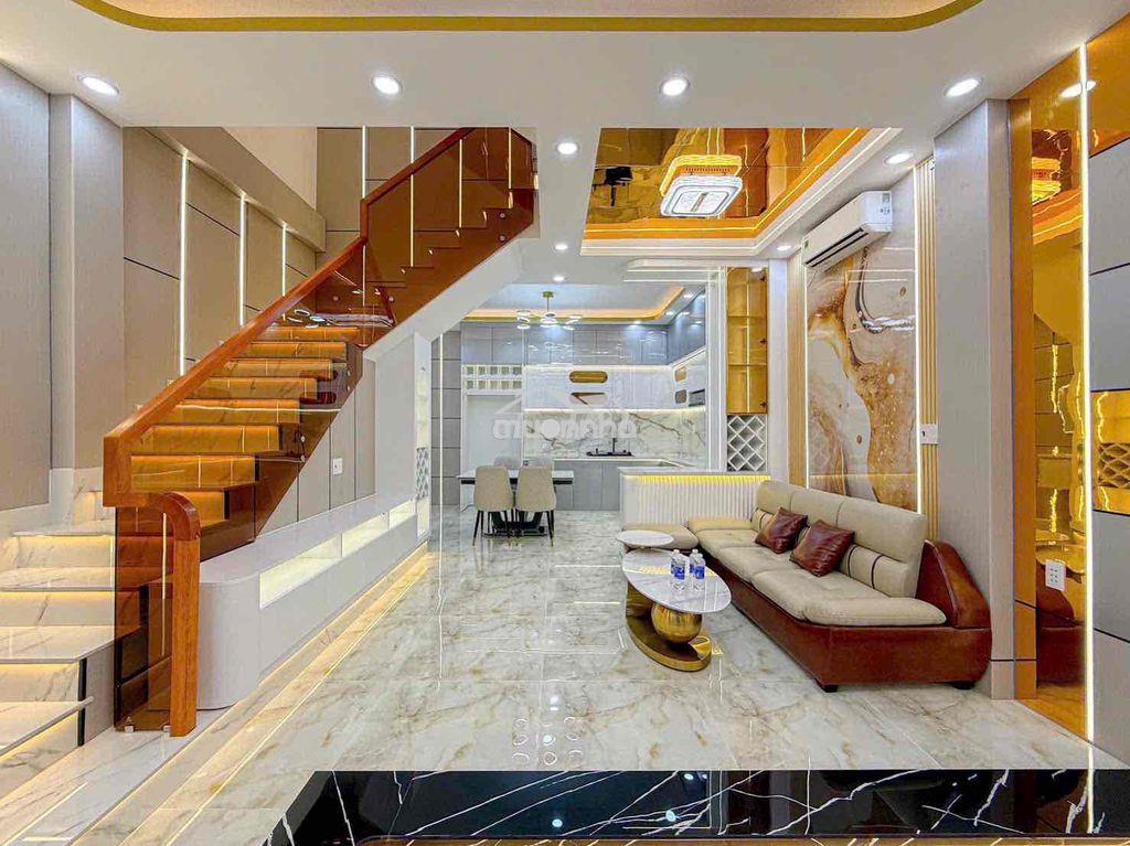 Nhà phố hiện đại vừa hoàn thiện hẻm xe hơi 6m gò ô môi quận 07 - 4