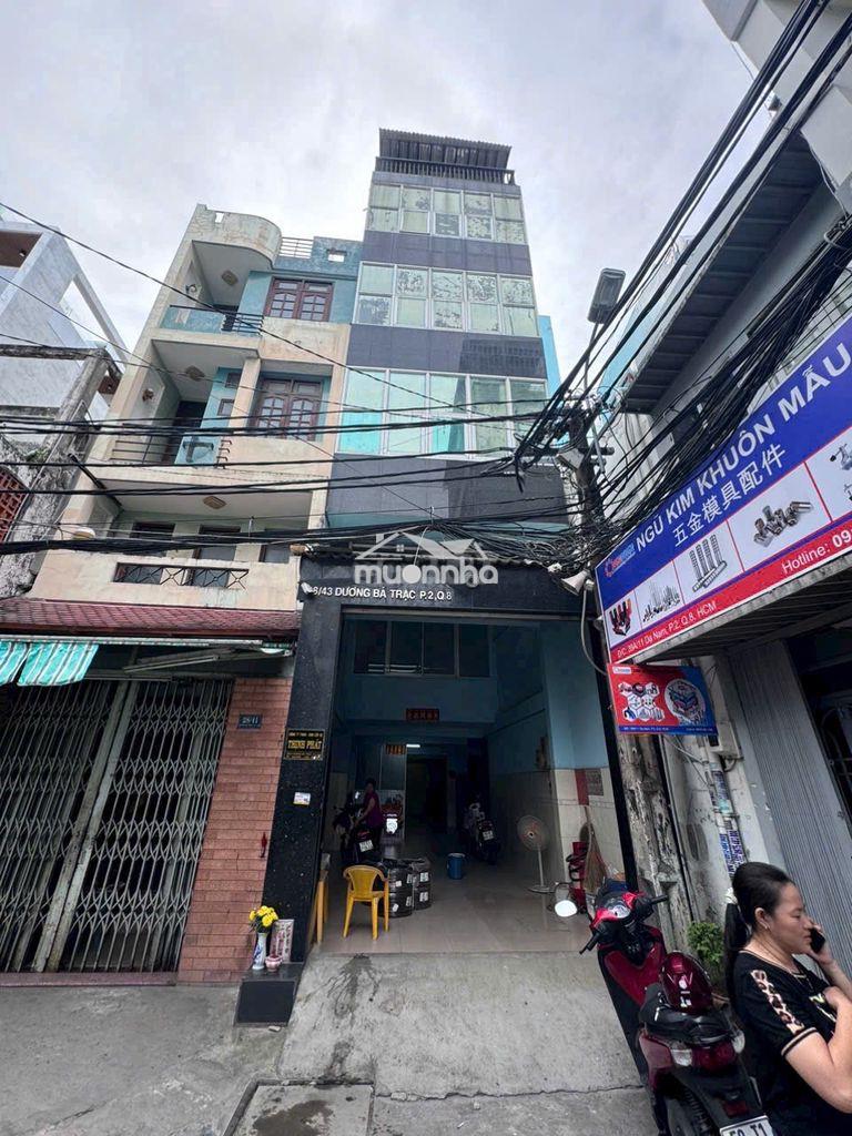 Bán nhà 2 mt dương bá trạc – q. 8 dtcn: 122m2 kc: 6 tầng giá; 16,5 tỷ