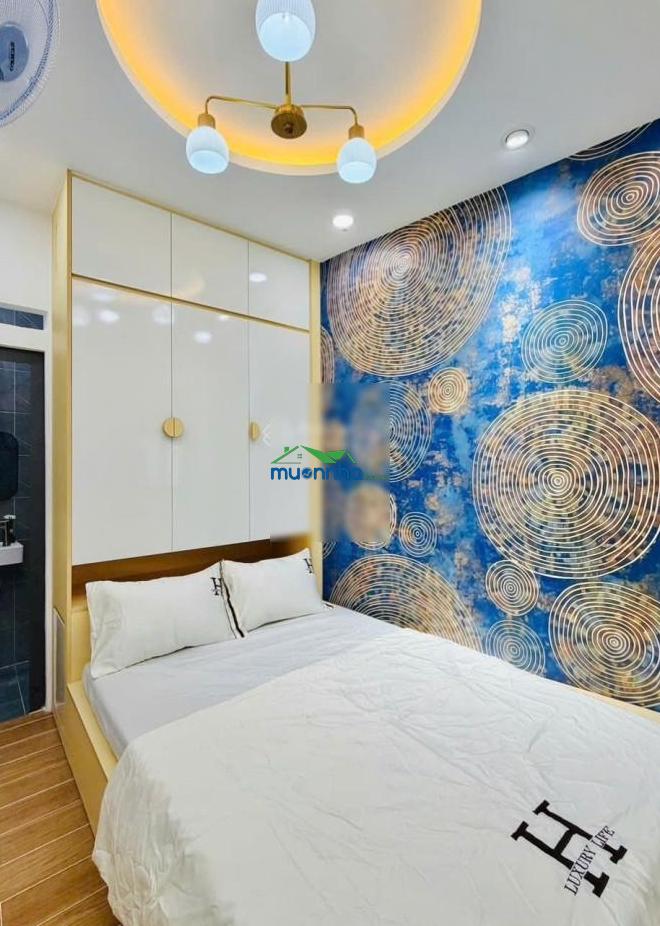 Ngay chợ an nhơn - hẻm 4 mét - dt 33m2 - 30 mét ra hẻm xe hơi - shr hoàn công đủ - chỉ 4.35 tỷ tl