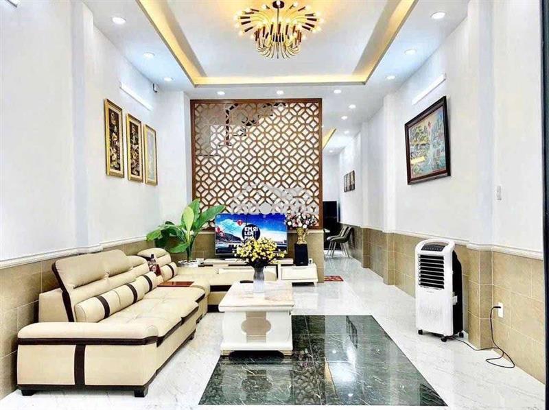 Nhà 1 trệt 2 lầu 4pn 4x16m hẻm xe hơi bùi văn ba quận 7
