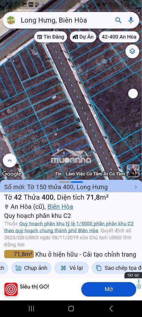 Cần bán gấp đất nên thổ cư