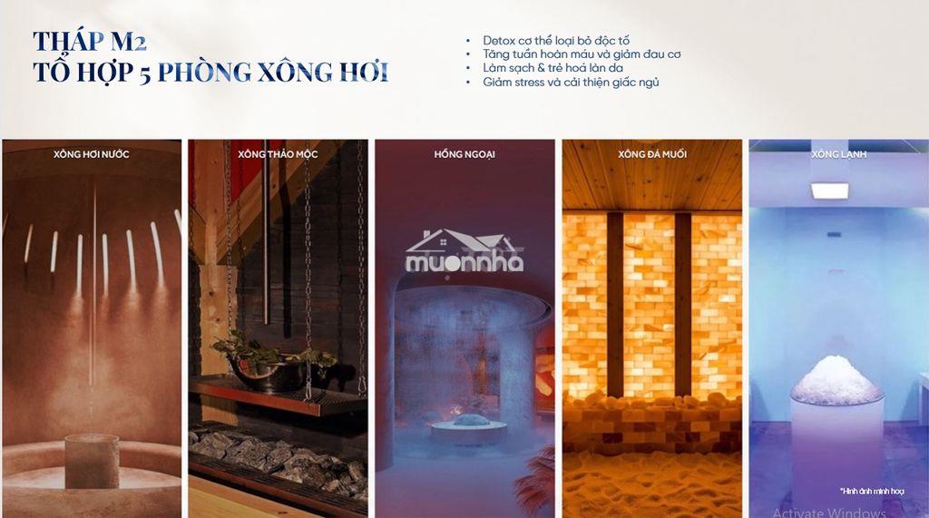 Sở hữu căn hộ tại tòa detox. tổ hợp 5 phòng xông hơi tại monrei saigon - 2