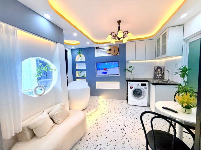 🏡 Căn hộ 1pn 50m2 full nội thất – có bồn tắm riêng tại út tịch gần vòng xoay lăng cha cả - 3