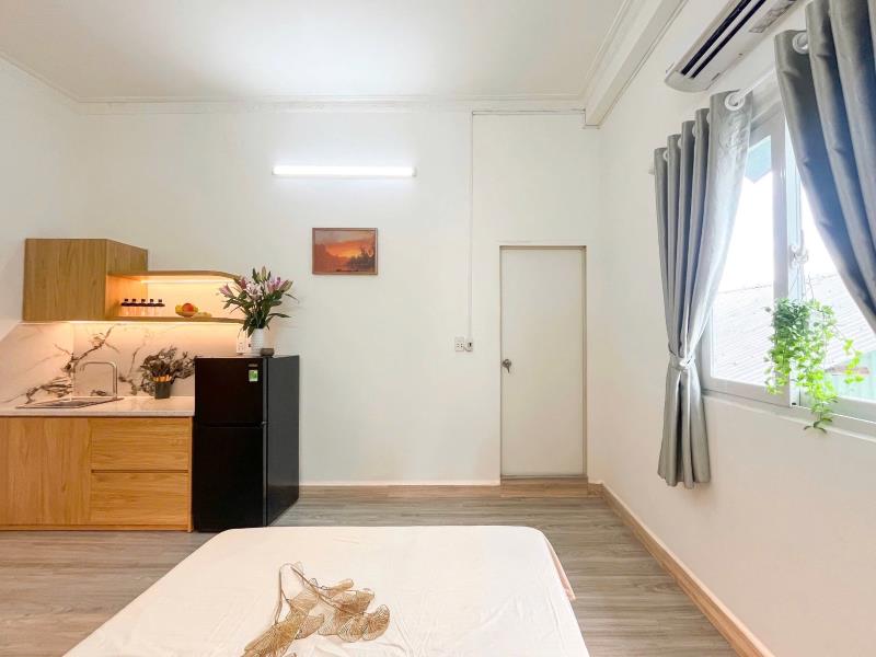 Studio full nội thất gần công viên lê thị riêng giáp quận 10 quận 3 - bờ kè hoàng sa trường sa - 2