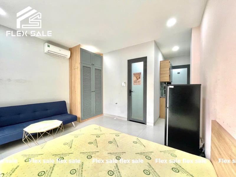  Studio ban công, thang máy đi bộ tới đại học hutech, ngoại thương, gtvt, đường d5, ung văn khiêm, ngã tư hàng xanh - 3