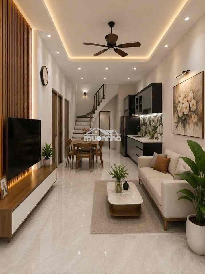 Nhà mới tôn đản 3 tầng hẻm 1 sẹc không quy hoạch vị trí đẹp - 3