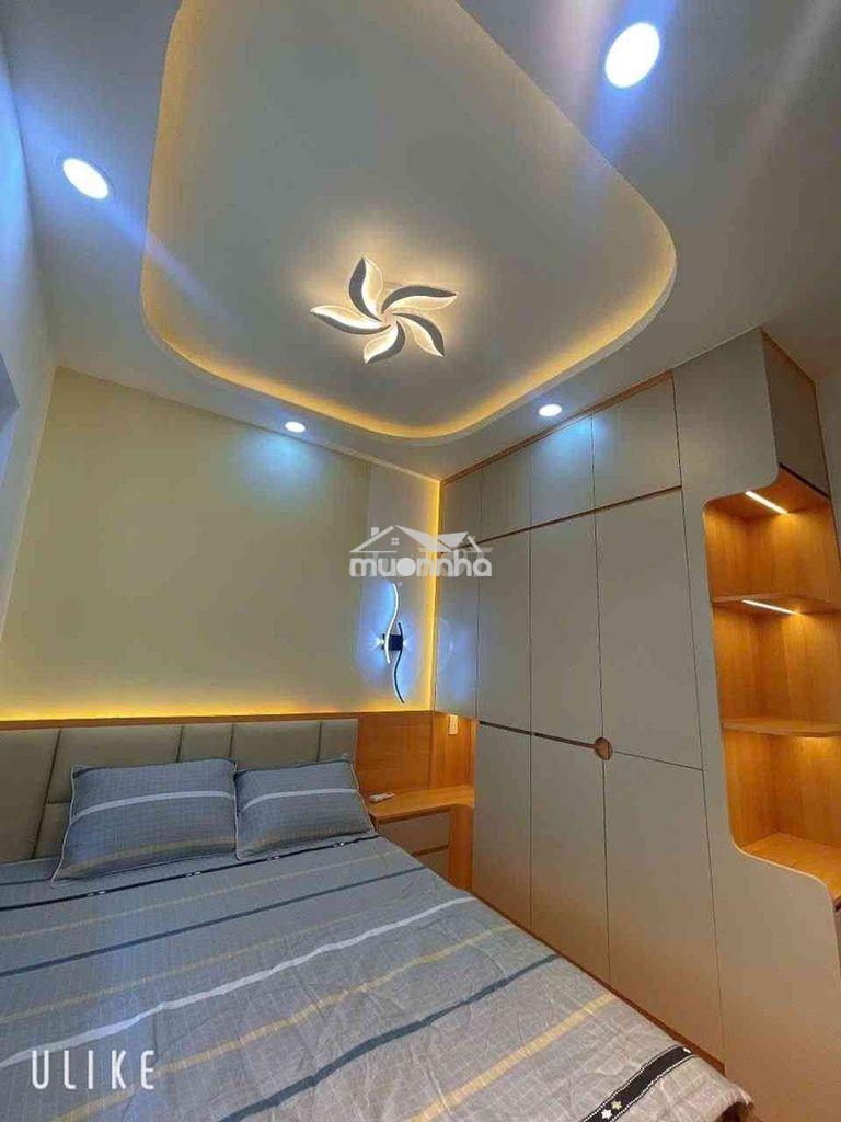 Chung cư cầu đỏ hiện đại 2 phòng ngủ khóa vân tay - full nôi thất - 4