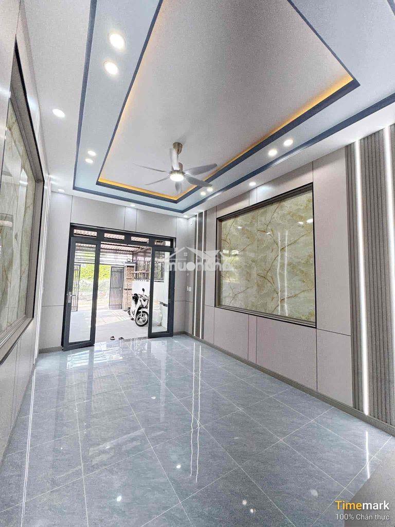 Nhà 1 trệt 1 lầu mặt tiền đường nhựa - 4