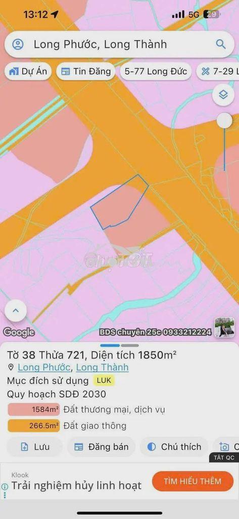 Đất nền thổ cư tại long phước, long thành, đồng nai - 4