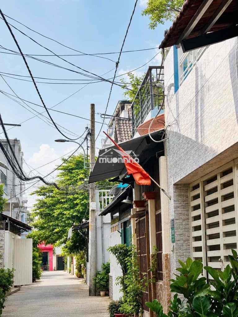 Nhà hẻm ô tô 1 sẹc, gần cv làng hoa, 2 tầng 42m2, nguyễn văn khối p8