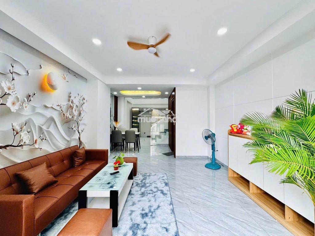 Bán nhà hẻm 6m thông sang đặng thùy trâm, trệt 3 lầu st. 4pn, 4wc.  - 2