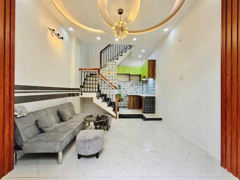 Nhà mới full nội thất 35m2 2lầu 2pn 3wc nguyễn duy cung