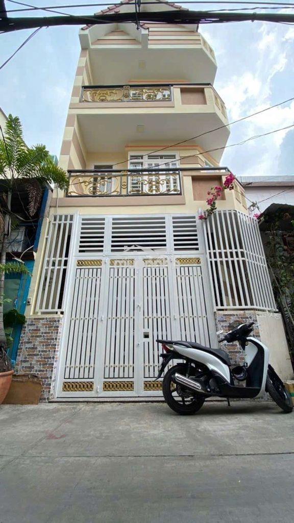 Nhà hương lộ 2, hẻm thông: 5mx10m 1 trệt 2 lầu, 3pn 3wc
