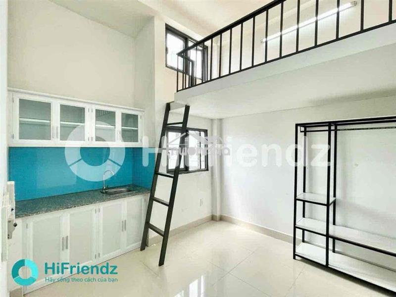 Phòng trọ sinh viên thang máy giá rẻ gác cao ghoang cửa sổ trời vhu