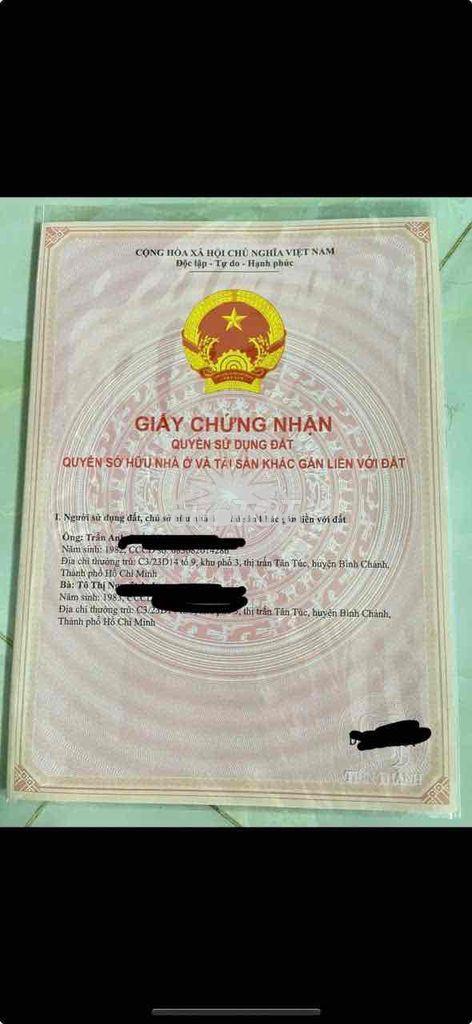 🏡 Bán nhà 1 trệt 2 lầu  bình chánh, dt 4x10m, sổ hồng riêng